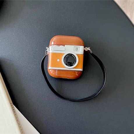 「V524」airpods ケース 可愛い カメラモチーフ airpods pro ケース 韓国 面白い イヤホン ケース