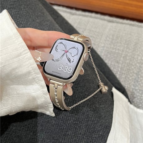「V654」apple watchバングル レディース アップル ウォッチ バンド 可愛い