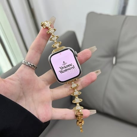 「V605」アップル ウォッチ バンド 女性 キラキラ apple watch バンド かわいい ブレスレット