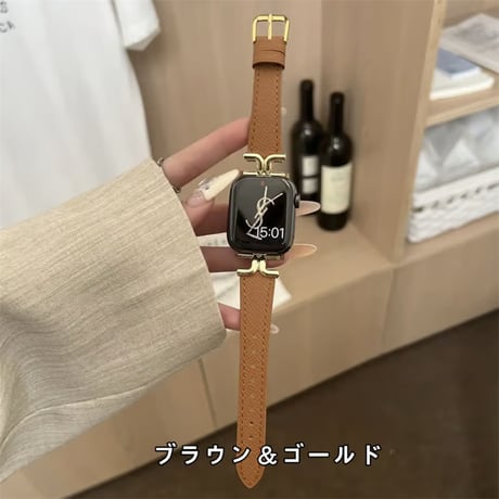 おしゃれなアップルウォッチレザーバンド【在庫一掃半額セール】