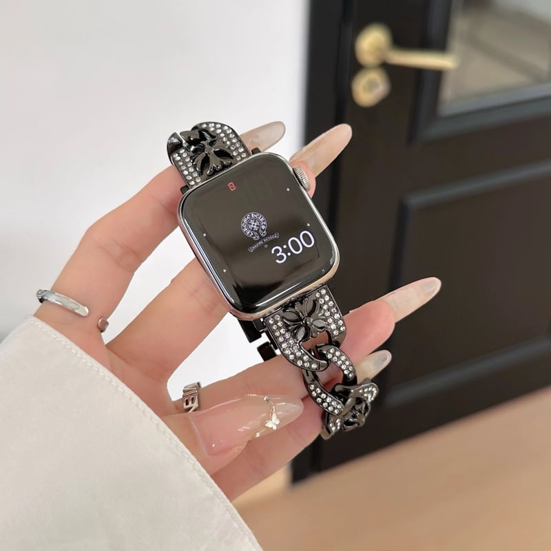 V638」アップル ウォッチ バンド 女性 キラキラ apple watch