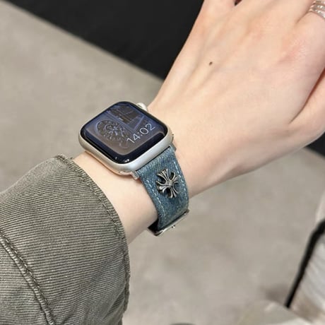 「V612」アップル ウォッチ バンド デニム apple watch バンド おしゃれ
