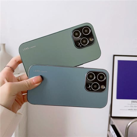 「V255」iphone14/14pro ガラスケース マット加工 iphone ハードケース シンプル 大人っぽい