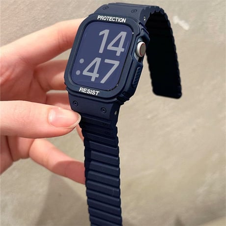 「V441」アップル ウォッチ ケース バンド 一 体型 apple watch スポーツ バンド おしゃれ