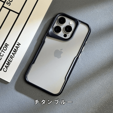 「V595」クリア iphone15/14 ケース 黄ばみにくい iphone ケース メタリック おしゃれ