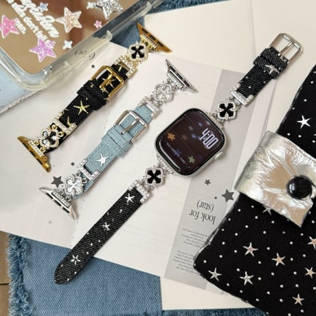「V736」apple watch バンド かわいい 女性 アップルウォッチse/s10/11 交換ベルト おすすめ
