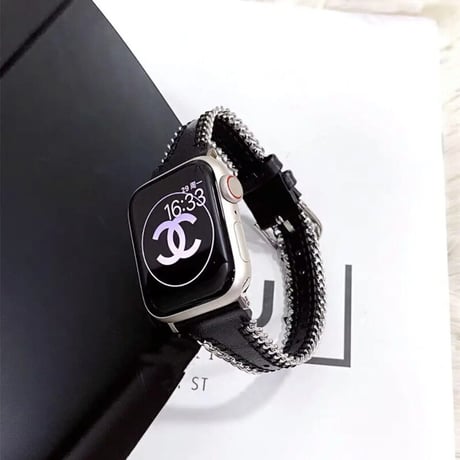 「V483」アップル ウォッチ バンド 女性 おしゃれ apple watch レザー バンド 細い