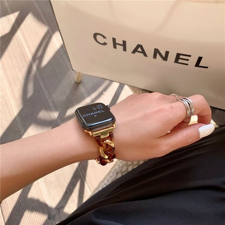 「V082」調整可能 apple watchバンド ステンレス＋樹脂 アップル ウォッチ バンド 夏 涼しい