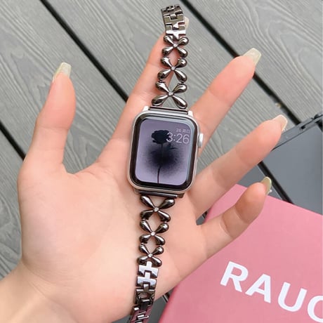 「V375」apple watch ステンレス バンド 女性 apple watchバンド チェーン おしゃれ