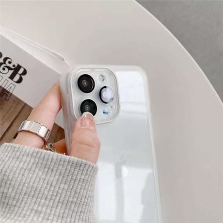 「V262」半透明 iphone14/13ケース カメラレンズ保護  シンプル iphone14proケース 男女兼用