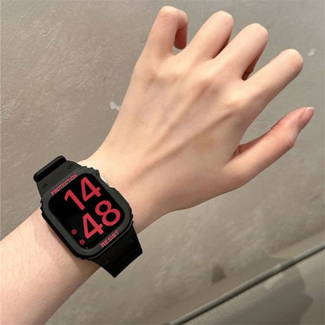 「V441」アップル ウォッチ ケース バンド 一 体型 apple watch スポーツ バンド おしゃれ