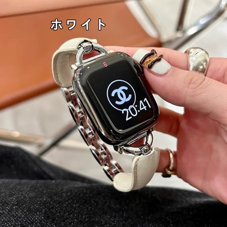 「V546」アップル ウォッチ バンド レザー 女性 apple watch ultra バンド おしゃれ ブレスレット