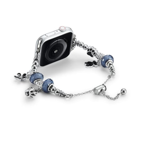 「V394」アップル ウォッチ バンド パール apple watch ブレスレット チェーン バンド