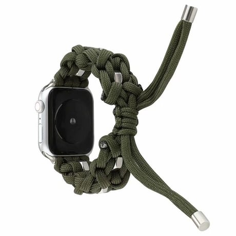 「V528」アップル ウォッチ バンド 編み込み apple watch ナイロン バンド おすすめ 男女兼用