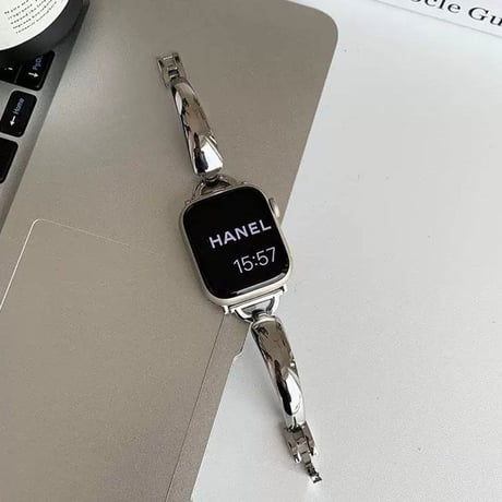 「V421」アップル ウォッチ バンド おしゃれ 女性 apple watch ステンレスバンド ブレスレット