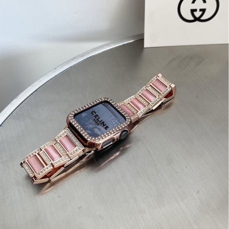 「V276」apple watch キラキラ バンド 天然石 ブレスレット アップルウォッチベルト おしゃれ