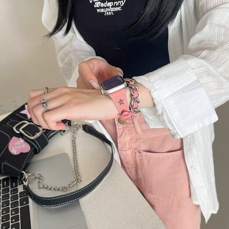 「V509」アップル ウォッチ バンド 二 重 巻き おしゃれ apple watch バンド おすすめ デニム