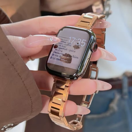 「V621」apple watch ステンレス バンド おしゃれ アップル ウォッチ バンド 女性 おすすめ