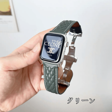「V687」apple watch 革 バンド 高級 アップルウォッチ バンド Series10 男女兼用