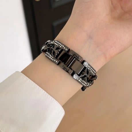 「V638」アップル ウォッチ バンド 女性 キラキラ apple watch バンド かわいい チェーン