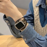 「V247」キラキラカバー付き apple watch ブレスレット 重ね付け アップルウォッチバンド 女性 おしゃれ