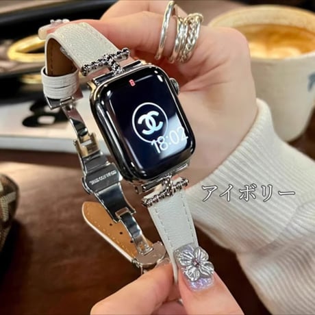 「V693」apple watch レザー バンド 42mm 46mm アップル ウォッチ バンド 人気 女性