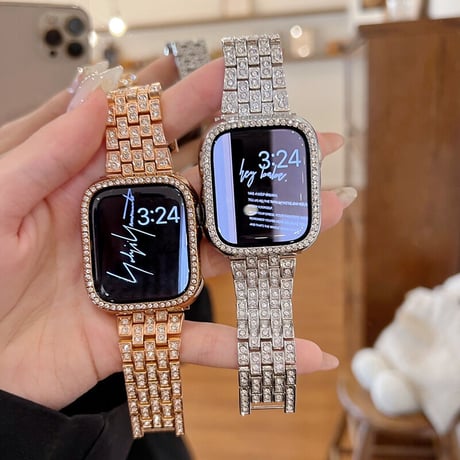 「V053」apple watch バンド キラキラ アップル ウォッチ 7 バンド 女性 38mm 40mm 49mm