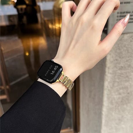 「V616」アップル ウォッチ バンド 女性 おしゃれ apple watch ステンレス バンド かっこいい