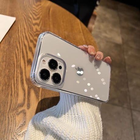「V149」クリア iphone14/14promaxケース 耐衝撃 ハードケース 透明 アレンジ
