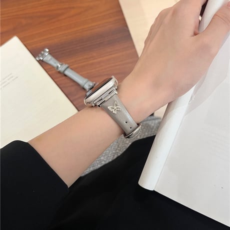 「V637」apple watch バンド 革 アップル ウォッチ バンド 女性 おしゃれ 細め