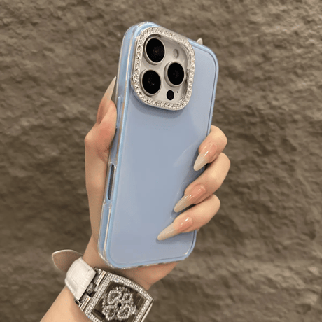 「V705」キラキラ iphoneケース 女子 iphone16/16pro ケース 韓国 かわいい