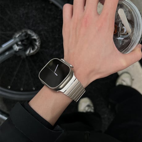 「V471」アップル ウォッチ バンド 人気 男性 女性 apple watch メタル バンド＋カバー 2点セット