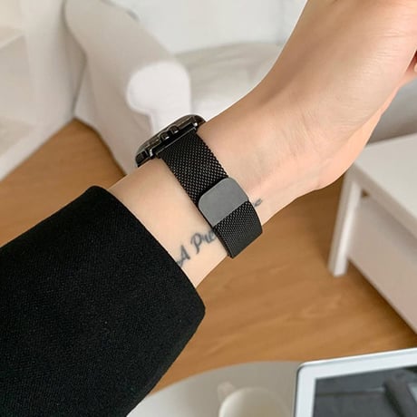 「V425」apple watch バンド 蒸れない アップルウォッチ ステンレス バンド メッシュ