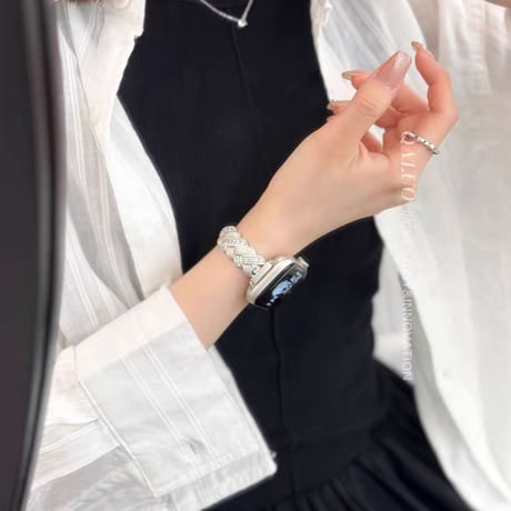 「V713」apple watch バンド おしゃれ 女性 キラキラ アップル ウォッチ ブレスレット
