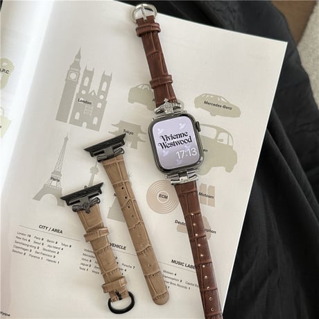 「V518」アップル ウォッチ バンド 高級 apple watch レザー バンド 女性 スマート ウォッチ ベルト おしゃれ