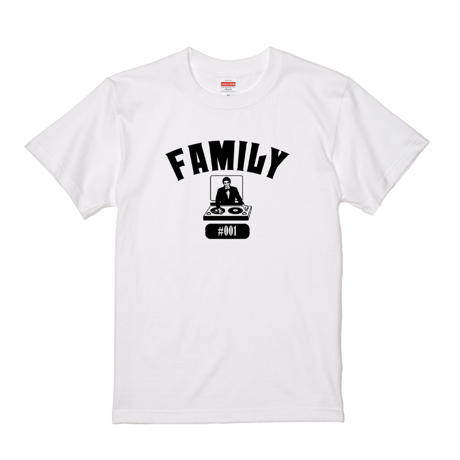 FAMILY #001 Official Tシャツ-White-