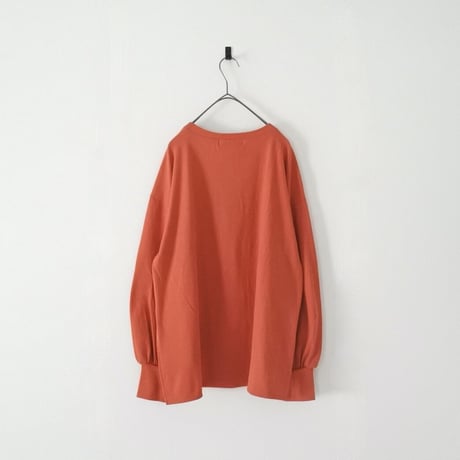 リブボリューム 袖 プルオーバー （ORANGE）