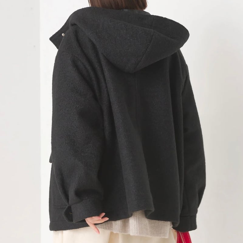 Mサイズ！FEDELITY ショートウールダッフルコート FIDELITY（フィデリティ） ダッフルコート コート LOOSE DUFFLE COAT