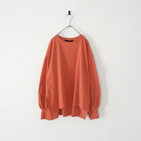 リブボリューム 袖 プルオーバー （ORANGE）