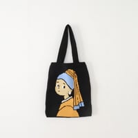 KNIT TOTE BAG / 耳飾りの少女