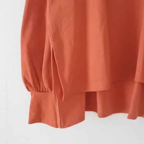 リブボリューム 袖 プルオーバー （ORANGE）