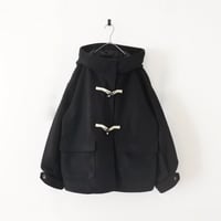 リング フェイク ウール ショート ダッフル コート