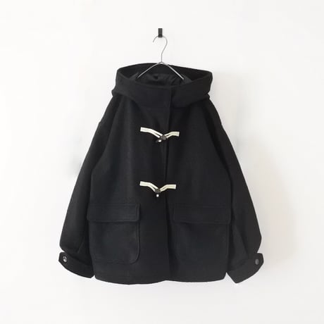 リング フェイク ウール ショート ダッフル コート