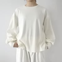 リブボリューム 袖 プルオーバー （IVORY）