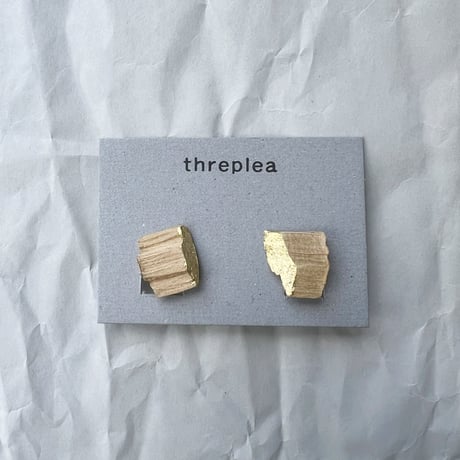 別注【threplea】Aomori Hiba earring