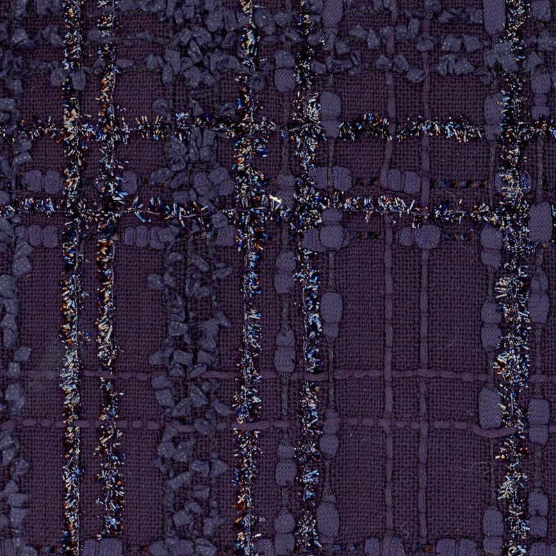 ネイビー ツイードバッグ M | TISSAGE