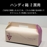 ハンディ箱 2房用 \100（単体購入不可 ）（カート内のオプションでも選択可）