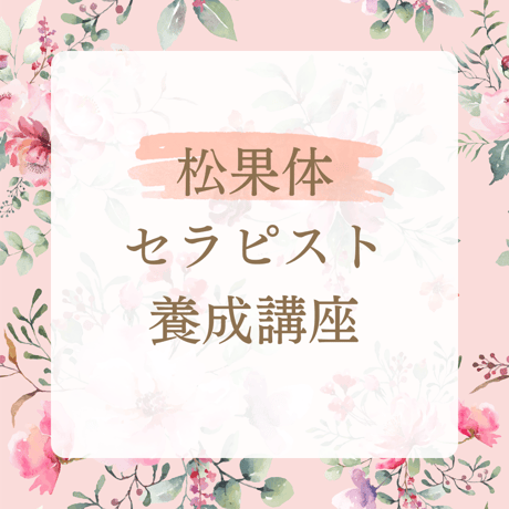 松果体セラピスト養成講座(動画講座＋リアル講座1回120分) 49,800円税込