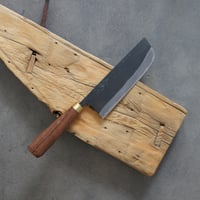 赤畠大徳 黒打ち牛刀 210mm 未使用 赤畠大徳/黒打ちパン切り包丁210mm | HAKUTO