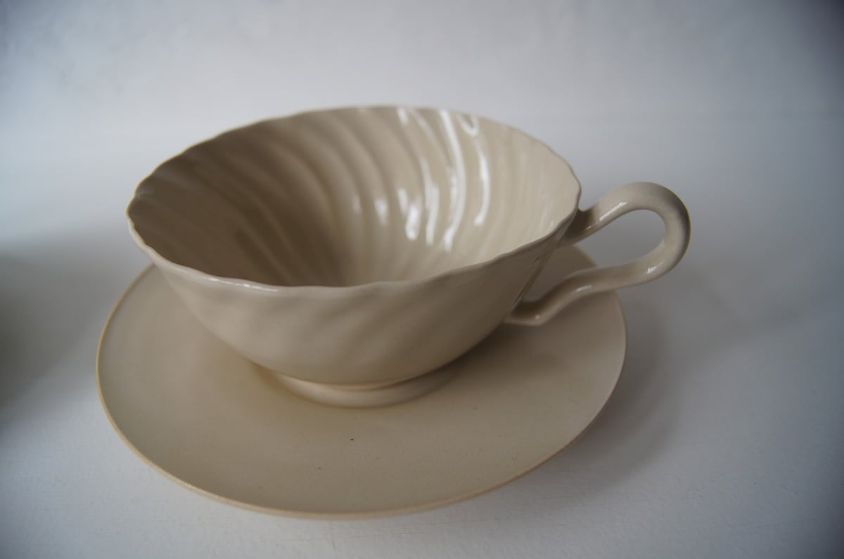 安齋新・厚子/乳香色釉ねじりティーC＆S | HAKUTO